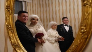 Fastan Bayburta uzanan aşk hikayesi: İki kardeş çifte düğünle dünyaevine girdi