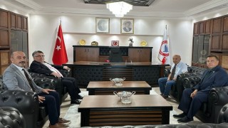 FEDEK Başkanı Prof. Dr. Sakallıoğlundan BEUN Rektörü Prof. Dr. Özölçere ziyaret