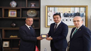 Filistin Büyükelçisi Faed Mustafadan Saadet Partisine ziyaret: Birlikte Mescid-i Aksada namaz kılacağız