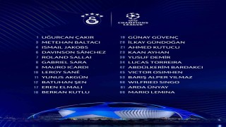 Galatasaray, Şampiyonlar Ligi kadrosunu açıkladı