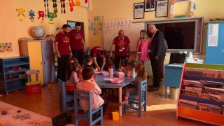 Galatasaray taraftar grubu Giresunda kalpleri ısıttı