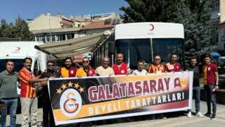 Galatasaray taraftarları kan bağışı için yarıştı