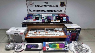 Gaziantepte 1 milyon TL değerinde elektronik eşya ele geçirildi: 1 gözaltı