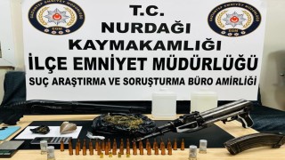 Gaziantepte silah ve uyuşturucu operasyonu: 1 gözaltı