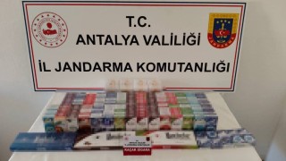 Gazipaşada 250 kilo kaçak tütün ve 420 paket kaçak sigara ele geçirildi