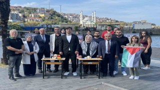 Gazzeli çocuklar için boş sıralar etkinliği yapıldı