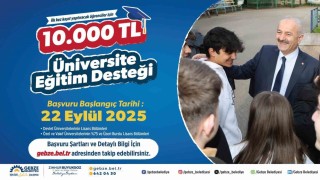 Gebzede üniversite eğitim desteği 10 bin TLye çıkarıldı