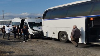 Gemlikte zincirleme kaza: 9 işçi yaralandı