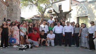 Gençlerden Bergamada kültür gezisi