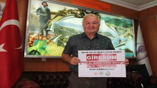Giresuna Yiğit unvanı için imza kampanyası başlatıldı