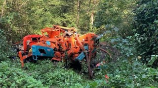 Giresunda patoz uçuruma yuvarlandı: 1 ölü