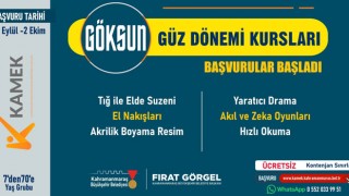 Göksun’da Her Yaşa Yönelik KAMEK Kursları Başlıyor