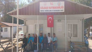 Gölbaşı SYDV çalışanları greve çıktı