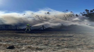 Gönende çıkan yangın kısa sürede kontrol altına alındı