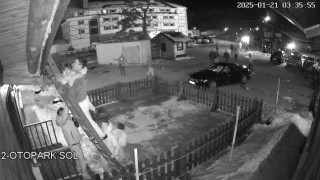 Grand Kartal Otel yangınının ölüm kalım savaşı kamerada