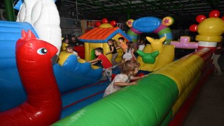 Halıkentte yaz akşamı sinema keyfi