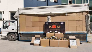 Hatayda 2 milyon 760 bin adet gümrük kaçağı makaron ele geçirildi