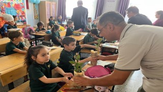 Her çocuk bir fidan, ilk ders yeşil vatan etkinliği Mersinde gerçekleştirildi