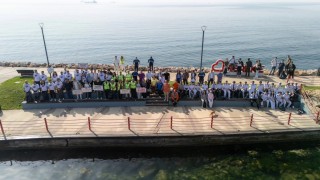 Hereke kıyıları atıklardan temizlendi