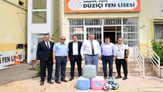 İlçede Okullara Temizlik ve Hijyen Malzemesi Dağıtıldı