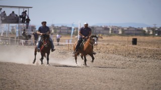 İlk kez düzenlenen 1. Ayvalık Rahvan Atları Yarışlarına ilgi yoğun oldu
