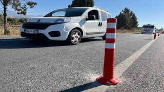 İncirliovada yapımı süren karayolunun bir bölümü trafiğe açıldı