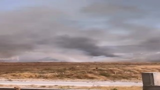 İnegölde anız yangını