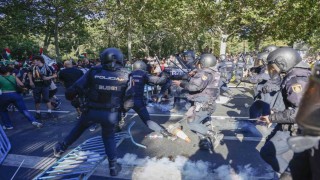 İspanyadaki bisiklet yarışının final etabı İsrail karşıtı protesto nedeniyle iptal edildi
