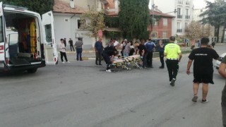 Ispartada hafif ticari araçla motosiklet çarpıştı: 1 yaralı