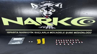 Ispartada uyuşturucu madde ele geçirildi