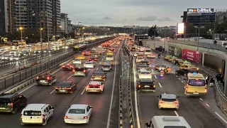 İstanbulda trafik yoğunluğu akşam saatlerinde yüzde 69a ulaştı