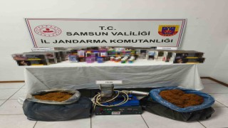 Jandarma kaçak tütün mamulleri ele geçirdi