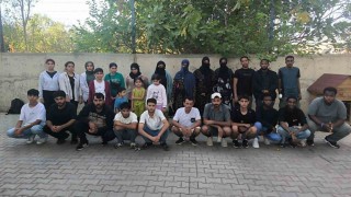 Jandarma operasyonunda 28 düzensiz göçmen yakalandı