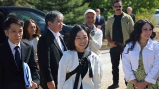 Japonya Altes Prensesi Mikasa, Kırşehirde Japon Anadolu Arkeoloji Enstitüsünü ziyaret etti