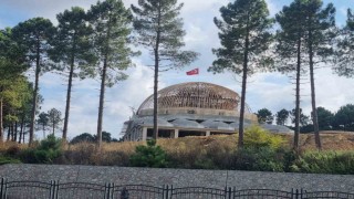 Kampüs Camii inşaatında sona doğru