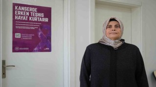 Kanser taraması yaptıran kadın erken teşhisle sağlığına kavuştu
