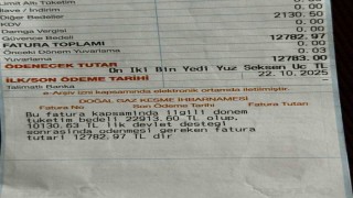 Kapaklıda iki kişilik aileye 22 bin liralık doğal gaz şoku