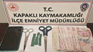 Kapaklıda yakalanan zehir taciri tutuklandı