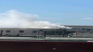 Kapıkule Gar Binasında yangın paniği