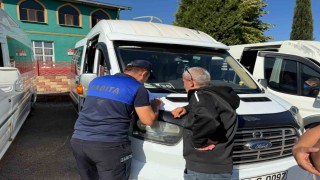 Karabük Belediyesinden okul servislerine denetim