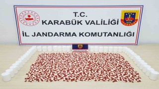 Karabükte 2 bin 467 adet hap ele geçirildi