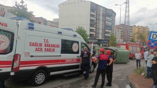 Karadeniz Ereğlide kontrolden çıkan araç devrildi