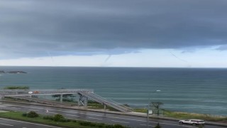 Karadenizde üçlü hortum