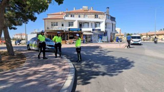 Karamanda kaza yapan sürücü aracı bırakıp gitti