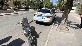 Karamanda motosikletten düşen çocuk yaralandı