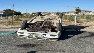 Karapınarda trafik kazası: 1 yaralı