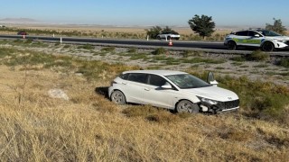 Karapınarda trafik kazası: 1 yaralı