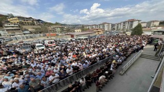 KARDEMİRdeki iş kazasında yaşamını yitiren Yağızı yüzlerce kişi uğurladı