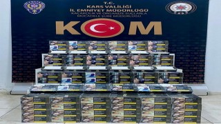 Karsta 100 bin makaron ele geçirildi