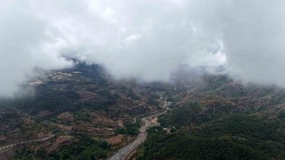 Kastamonuda sis kartpostallık görüntüler oluşturdu